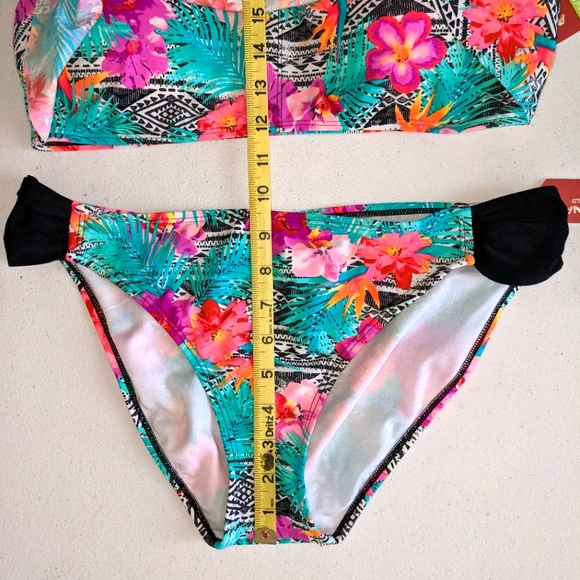 Arizona Jean Company Floral Flounce Bikini - Picture 6 of 6